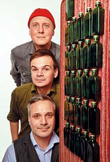 Das Trio GlasBlasSing aus Berlin mit seinem Programm „Happy Hour“