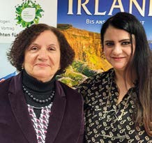 Frau Pollara-Gennaro mit Fachbereichsleiterin Silvia Gómez