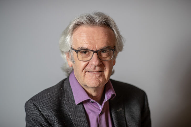 Portrait Rainer Hermann, Politischer Redakteur der Frankfurter Allgemeinen Zeitung fotografiert am Mittwoch, den 10. April 2019.