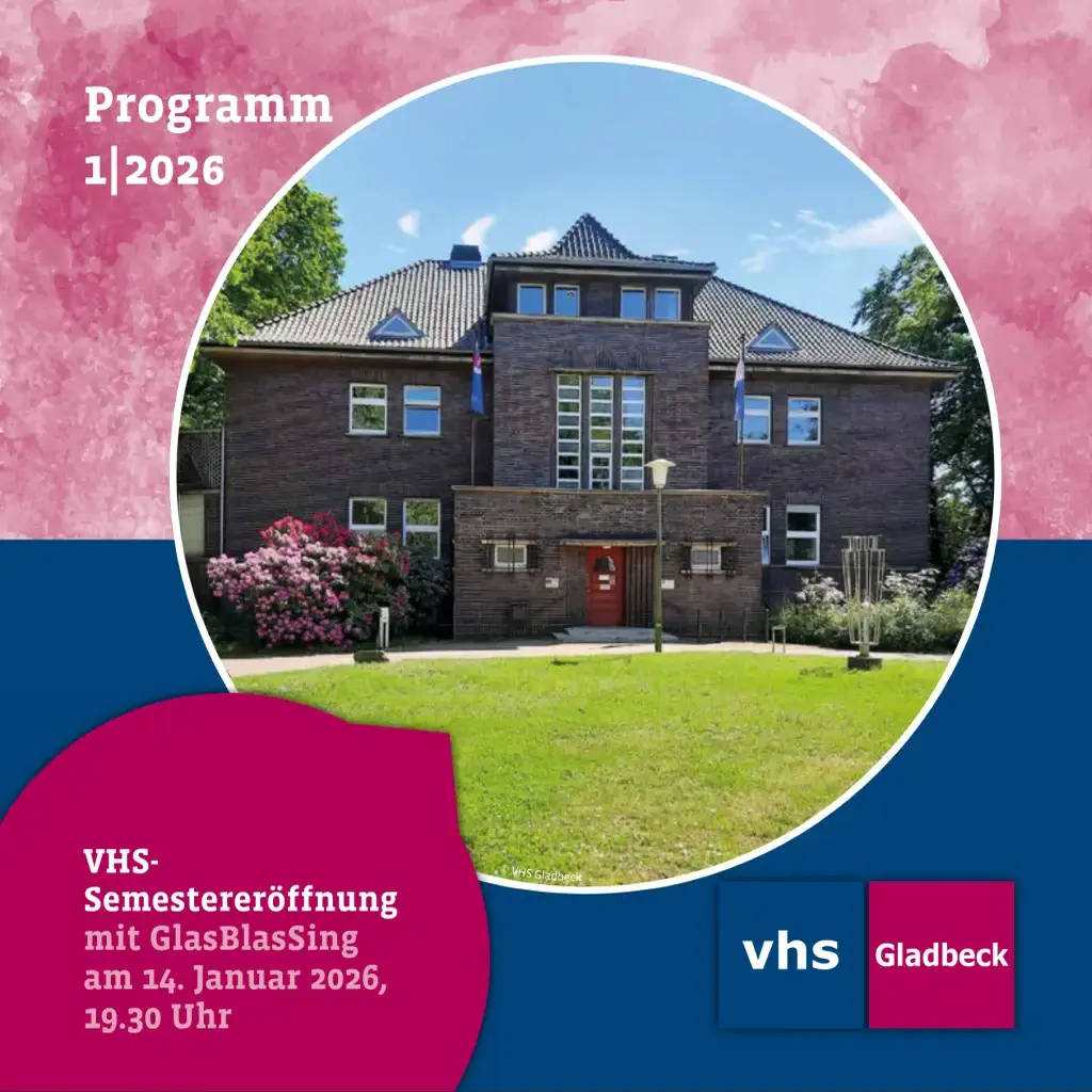 Aktuelles VHS Programm im ersten Semester 2026 Titelbild des VHS Programm im ersten Semester 2026